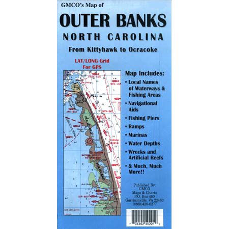 GMCO's Saltwater Game Fish Poster Laminated - GMCO Maps