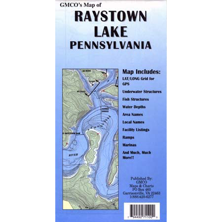 Raystown Lake Fishing Map Raystown Lake - Gmco Maps